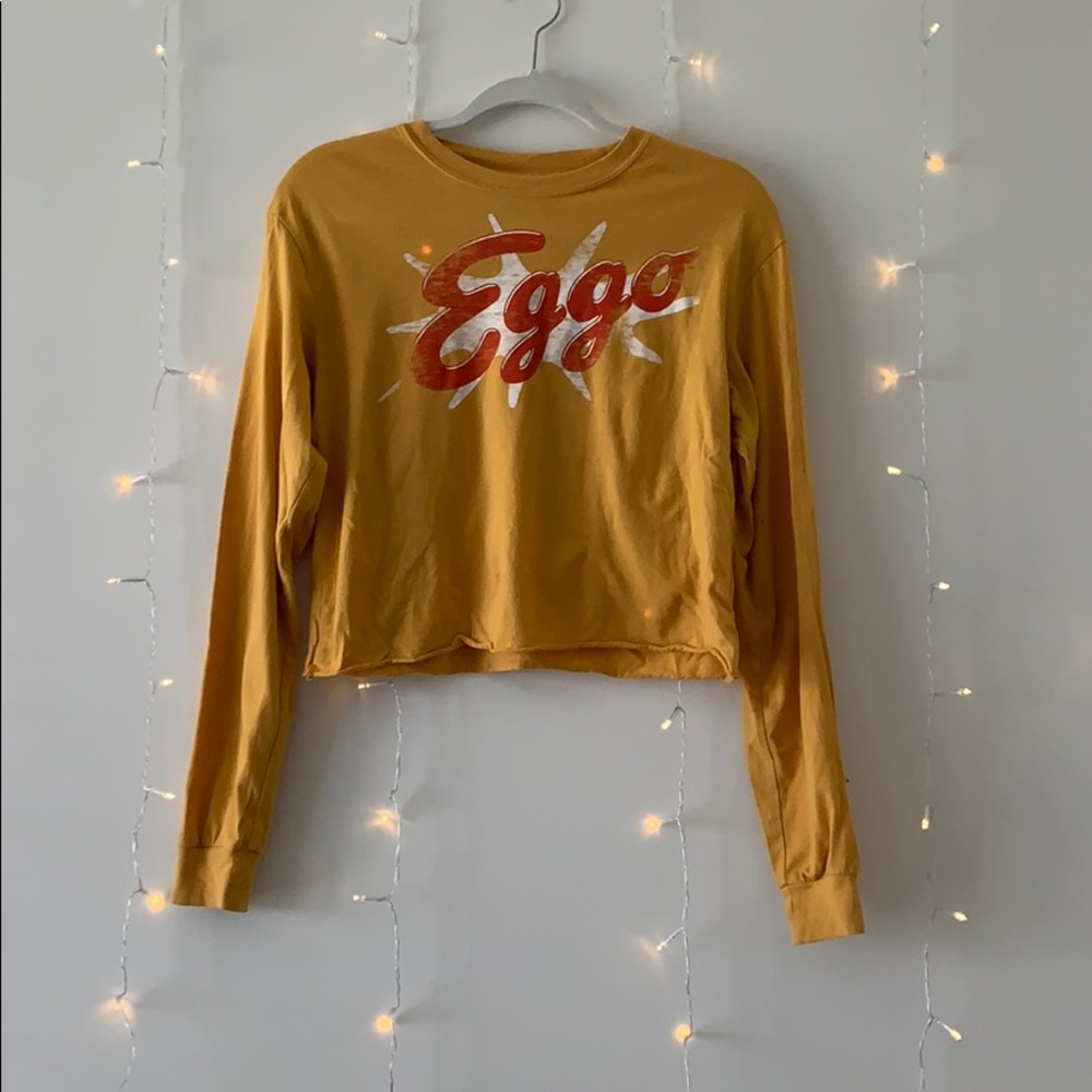 Eggo™️ Long-Sleeved Crop Top